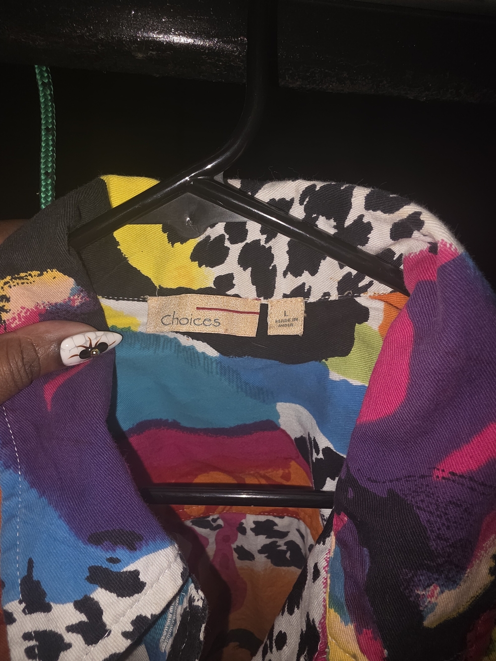 Choices Multicolor Women's Sweater - Vibrant Abstract Print
